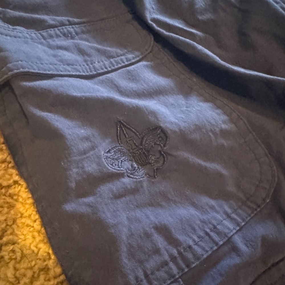 Cub Scout Navy Cargo Uniform  Pants - Picture 2 of 5